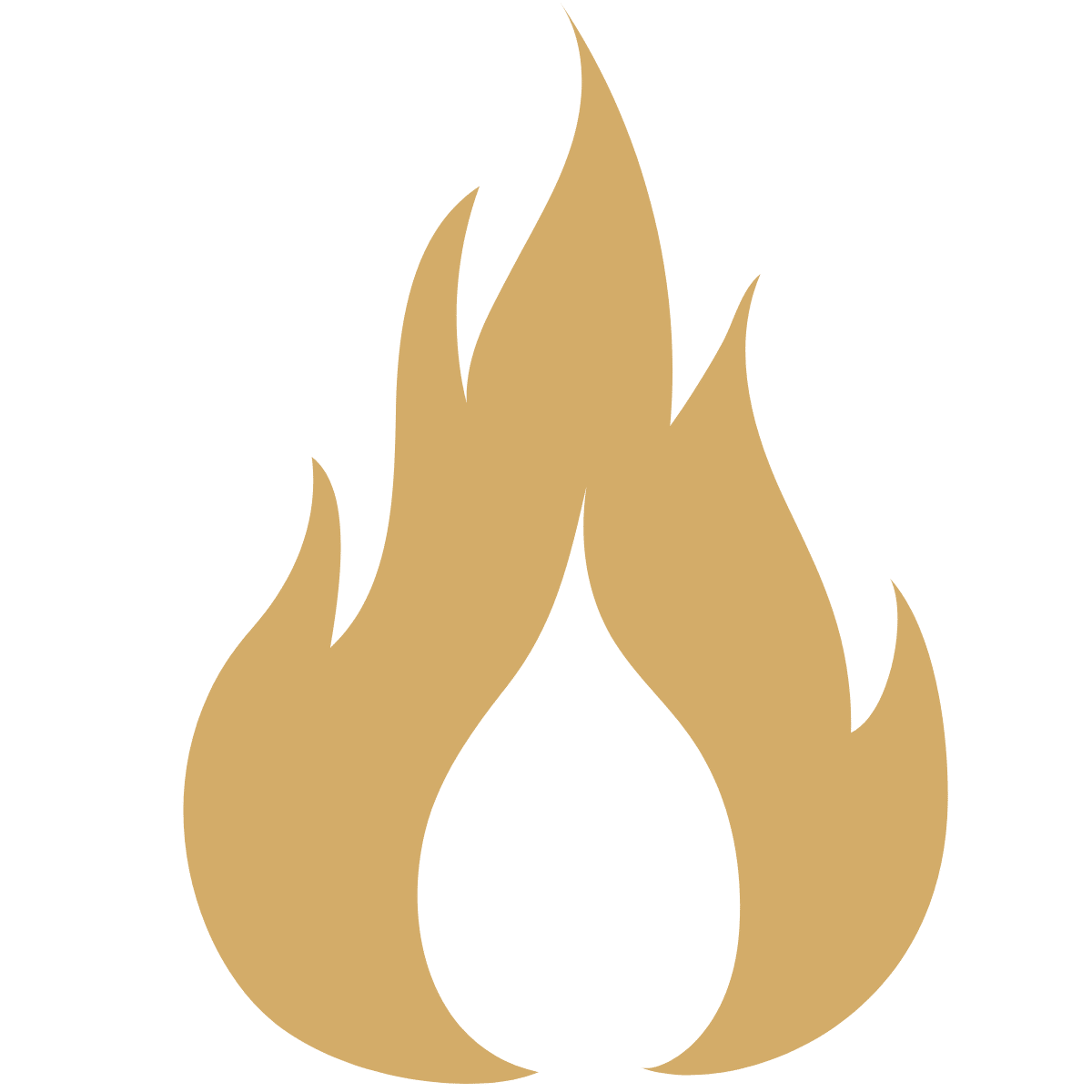 fire insurance claim gold icon